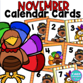 November Calendar Cards