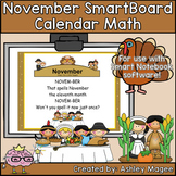 November Calendar Math/Morning Meeting for SMARTBoard