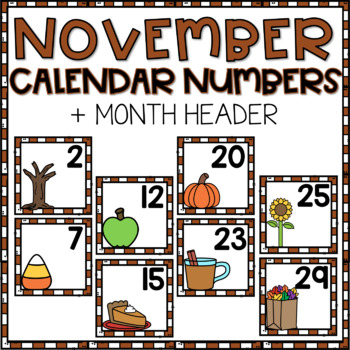 Calendar Numbers For Pocket Chart