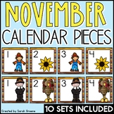 November Calendar Pieces