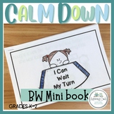 November Calm Down Mini Book Coping Skills - Social Emotio