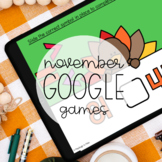November Centers for Google Classroom (Distance Learning)