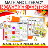 November Centers for Kindergarten | Literacy and Math