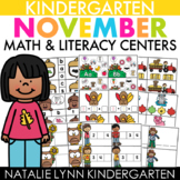 November Centers for Kindergarten | Low Prep Math & Litera