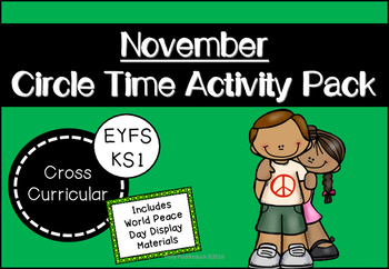 Preview of November Group and Circle Time Pack