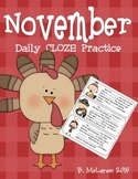 November Cloze Practice