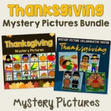 November Color Pages Activity Puzzle, Thanksgiving Mystery