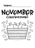 November Coloring Pages Packet