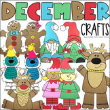 December Crafts Gingerbread, Elves, Reindeer, Yetis, & Gno