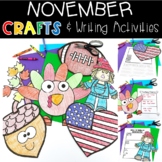 November Crafts and Writing Printables
