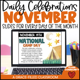 November Daily Celebrations | Daily National Holidays