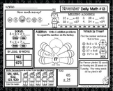 November Daily Math