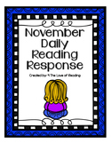 November Daily Reading Response