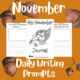 November Daily Writing Prompts