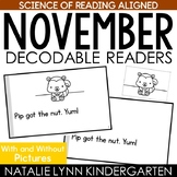 November Decodable Readers Fall and Thanksgiving Books