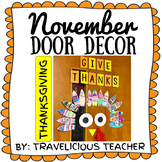 November Door Decor: THANKSGIVING