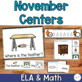 November ELA & Math Centers for Special Education - Hands 