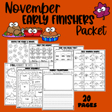 November Early Finishers Packet