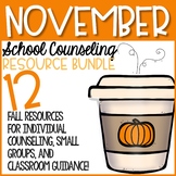 November Elementary School Counseling Resource Bundle
