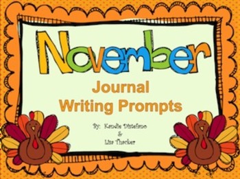 Preview of November Everyday Writing Journals PowerPoint