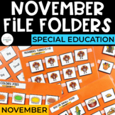 November File Folders for Special Education