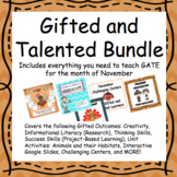 Gifted and Talented Bundle for November