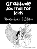 November Gratitude Journal for Kids