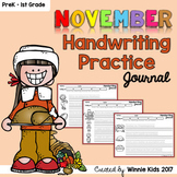 November Handwriting Practice Journal