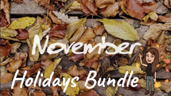 Preview of November Holidays Bundle