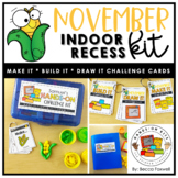 November Indoor Recess Kit | Hands-On Activities | Morning