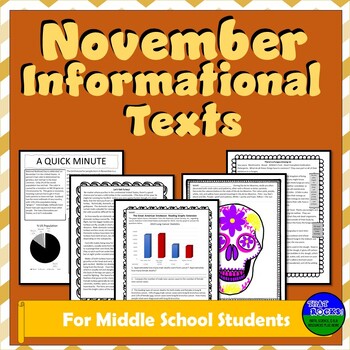 Preview of November Informational Text- Thanksgiving and More!
