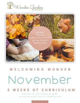 Preview of November Kindergarten Nature-based Curriculum