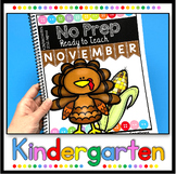 November Kindergarten Worksheets - Thanksgiving - Turkey A