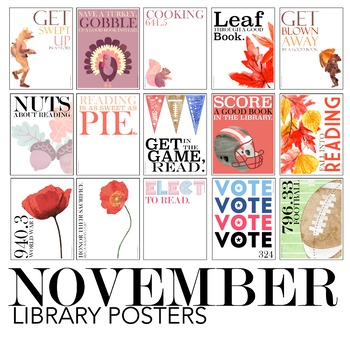 Preview of November Library Posters