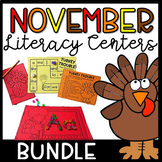 Thanksgiving Literacy Activities and Centers Bundle