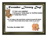 November Literacy Day Idea