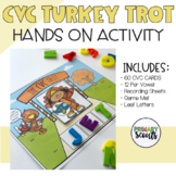 November Literacy, Turkey CVC Words (Thanksgiving Activities)