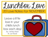 November Lunch Box Love Notes