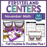 November Math Center | Doubles Facts | Doubles Plus One