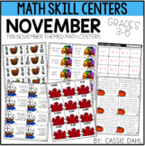 November Math Centers (Grades 3-5)