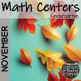 November Math Centers Kindergarten