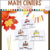 Kindergarten Math Centers Fall Activities November Hands o