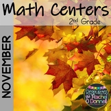 November Math Centers Second Grade