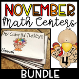 Thanksgiving Math Activities and Centers Bundle