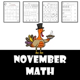 November Math (Kindergarten)