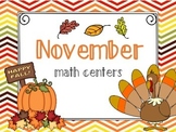 November Math Stations
