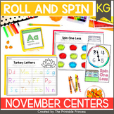 November Math and Literacy Activities for Kindergarten