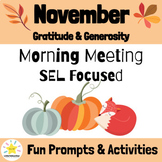 November Morning Meeting Slides & Workbook: Social Emotion