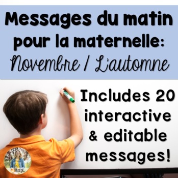 Preview of November Morning Messages/Messages du matin: novembre