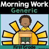 Morning Work {1st Grade} Generic Set | PDF & Digital Ready!